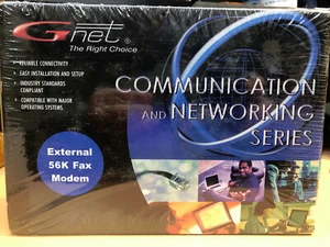 Gnet External 56K Fax Modem - Picture 1 of 3