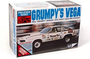 MPC 1972 Chevy Vega Pro Stock Bill Grumpy Jenkins Escala 1:25 Kit Modelo Plástico - Imagen 1 de 5