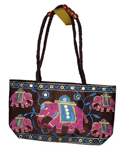 Ethnic Embroidered Handbag Tote Bag Sling Bag Shoulder Bag Banjara Bag BA2262 - Picture 1 of 7