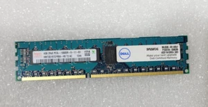 Dell 4GB 2Rx8 PC3L-10600R DDR3 1333MHz Reg ECC Server RAM SNP9J5WFC/4G - Picture 1 of 4