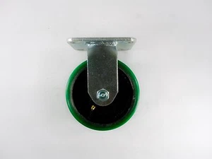 5" x 2" Polyurethane On Cast Iron (Green) - Rigid - Picture 1 of 2