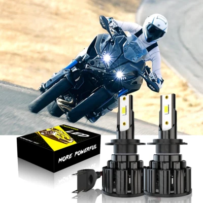 H7 摩托车 LED 车头灯灯泡套件 适用于宝马 F800GS 2008 - 2017 F650GS 2008 - 2011 — 第 1/4 张图片