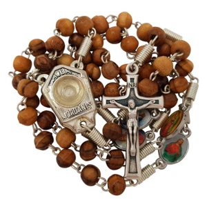 Collar de Oración Católica Medalla de Agua Santa Cruz Caja de Regalo - Imagen 1 de 4