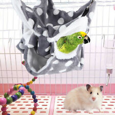 Flannel Gray Hamster Hammock for Rats Rodents Hamsters Mice Cage Accessories