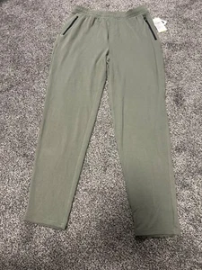 Old Navy Men's M Tall Active Go-Dry Tapered Pants Zip Pockets Green New - Picture 1 of 2