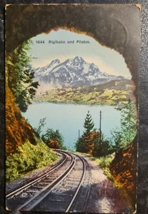Rigibahn & Pilatus, Switzerland -  Stamped & Posted 1913 - Buy 3+ save15%  - Picture 1 of 2