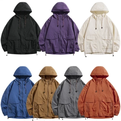New Outdoor UPF50+ Sunscreen Jacket Men Women Casual water repellent Hooded Coat - Image 1 of 4