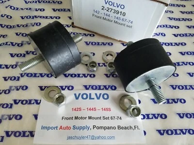Volvo -142 - 144 - 145 1967-Thru-1974 - Front Motor Mount Set (2)  - Image 1 of 2