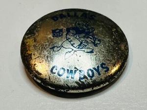 Vintage 1960's AFL NFL Lar Lu Line Dome Pin Pinback Dallas Cowboys Old Logo - Picture 1 of 4
