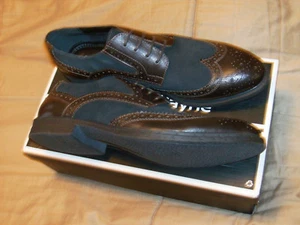 Robert Wayne Kaden Herren Budapester Leder dunkelbraun Oxford Gr. 11D 65 % 0FF EINZELHANDEL NEU MIT ETIKETT - Bild 1 von 6