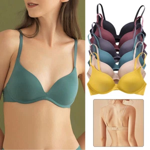 Sujetadores finos de copa pequeña para mujer lencería suave inalámbrico sujetador push up EE. UU. # - Imagen 1 de 31