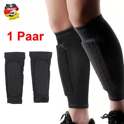 Schienbeinschoner Pads Kinder Fußball Fußballspiele Wadenschutzausrüstung Jugend - Bild 1 von 4