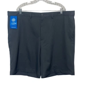 Haggar Cool 18 Pro Shorts Mens Size 44 Gray New Expandable Waist - Picture 1 of 11