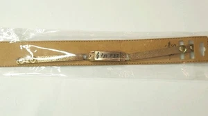 Musical Note Leather Snap Bracelet Unisex Adjustable Music Lover Gift - Picture 1 of 5