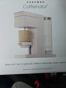 Chefman Caffeinator Single Serve Coffee Maker – Midnight – NEW Factory Sealed - Picture 1 of 5