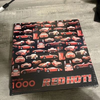 Red Hot! Jigsaw Puzzle 1000 Piece Springbok Brand New Sealed 24 X 30 - Image 1 of 3