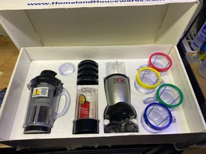 Magic Bullet NEW! Homeland Housewares Complete 21 Piece Set w/ Blender w/ Recipe - Picture 1 of 2