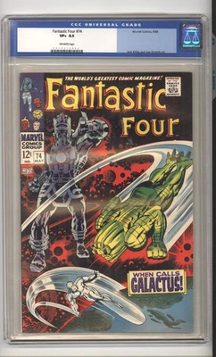 Fantastic Four 74 CGC 8.5 Galactus App Jack Kirby & Joe Sinnott Art 1968 - Image 1 of 3