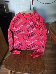 Red Guess Sweater Mens - Picture 1 of 1