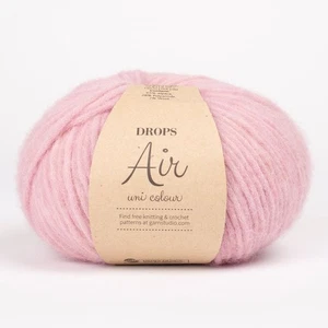 DROPS Air Wool Yarn Fluffy Aran Baby Alpaca Merino Knitting Crochet 150m 50g - Picture 1 of 34