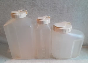 Rubbermaid Servin' Saver 1 Qt., 1.75 Qt., and 2 Qt.  with Almond Lids 2467, 2468 - Picture 1 of 4