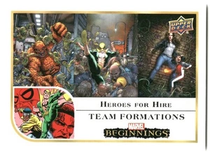 2022 Upper Deck Marvel Beginnings Vol.2 Heroes for Hire #TF6 Team Formations - Picture 1 of 2