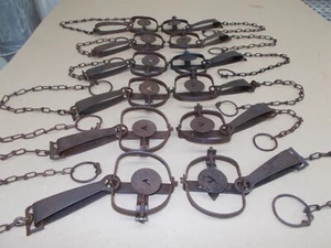 12 Nice No.1 Single Long Spring traps! Volume buying = Economical shipping! - Picture 1 of 12