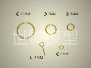 Eyebolts & Eyelets And Brass Ring Various Sizes Available Model Boat Fittings - Picture 1 of 2