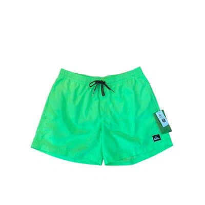 Quiksilver men OR Everyday Volley 15" Board Swim Shorts Neon Green Size M - Image 1 of 4