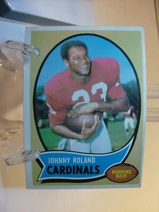 1970 Topps Football #76 - Johnny Roland - St. Louis Cardinals 70-189 - Bild 1 von 2