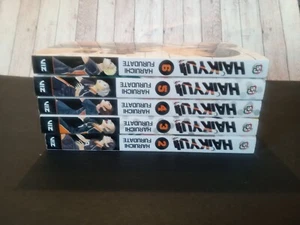 Haikyu!! Manga Set Viz Media Volumes 2,3,4,5, 6 - Foto 1 di 17