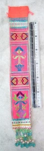 Vintage Hmong Hill Tribe Handmade Cotton & Silk Embroidered Textile - Picture 1 of 2
