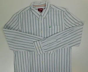 Hollister Mens Long Sleeve Button Shirt Size XL Striped - Picture 1 of 11
