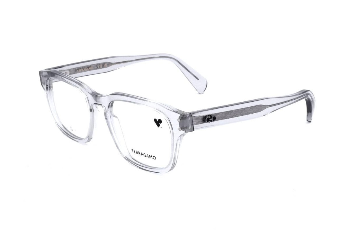New FERRAGAMO SF-2958 050 Light Crystal Grey Eyeglasses 52  display picture 2