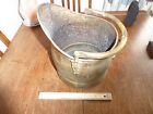 Small vintage brass coal skuttle.Good condition.