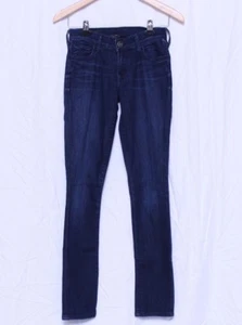 True Religion Halle Skinny Jeans Dark Wash Soft Stretch Women's Sz 24 Inseam 30 - Picture 1 of 5