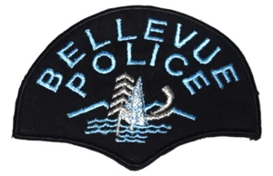 Parche Policía Sheriff BELLEVUE WASHINGTON WA Montañas Árbol Usado   - Imagen 1 de 2