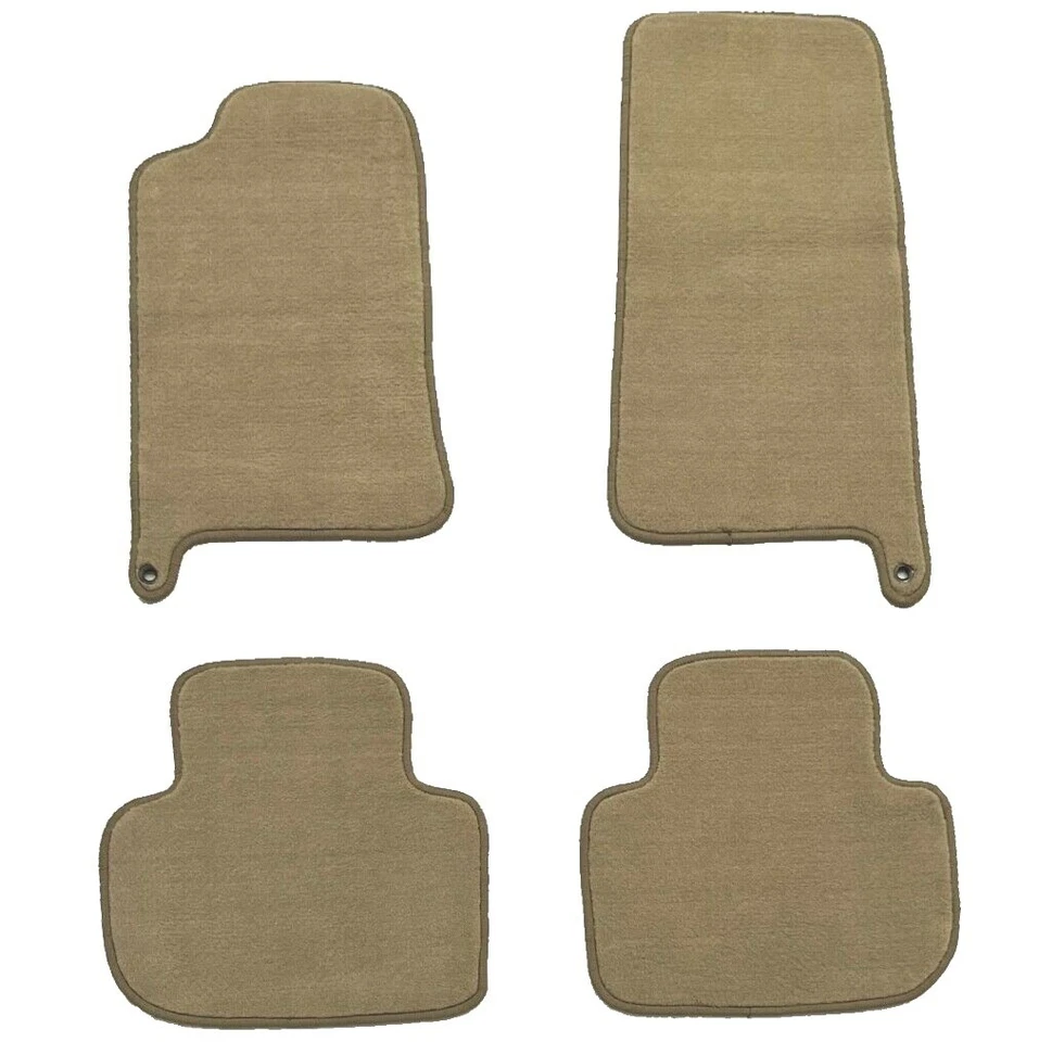 1995 1996 1997 Jaguar XJ6 Beige Floor Mats 4 Piece Tan Mat Set 95 96 97 - Image 1 of 3