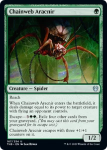 Chainweb Aracnir FOIL Theros Beyond Death NM Green Uncommon MAGIC CARD ABUGames - Picture 1 of 1