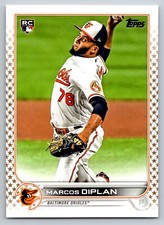 2022 TOPPS #517 Marcos Diplan GOLD STAR NM/MINT