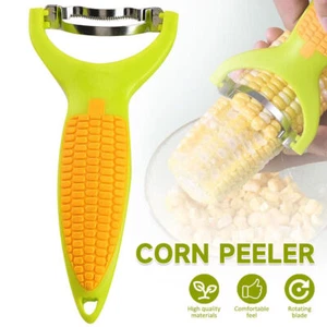Stainless Steel Corn Cob Peeler Stripper Remover Kitchen Cutter Thresher Tool - Picture 1 of 14