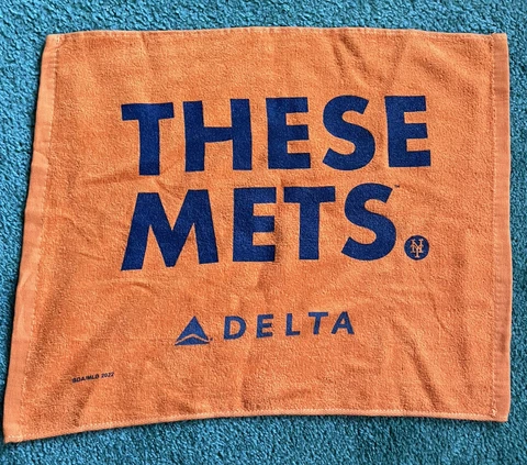 New York “These Mets” 2022 SGA Rally Towel Postseason- Wild Card vs Padres Cover
