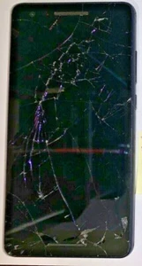 READ FIRST Nokia 6 (VERIZON) Cell Phone Black Fast Shipping cracked Used - Picture 1 of 2