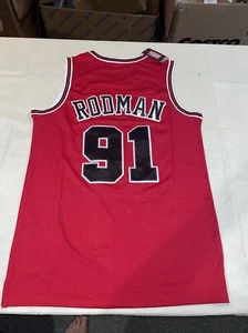 Nwt Adult Large MITCHELL NESS CHICAGO BULLS DENNIS RODMAN 1997-98 JERSEY - Picture 1 of 11