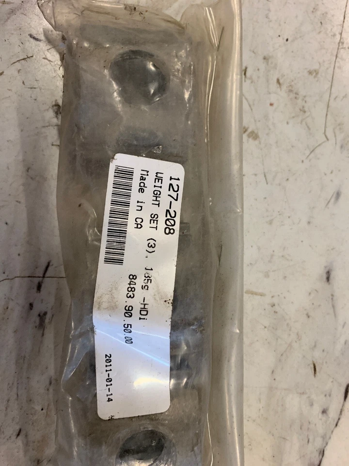 Pesos de embreagem 8x8 Argo HDI 750 185 gramas 127-208 - Imagem 1 de 2