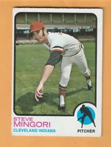 Steve Mingori Cleveland Indians 1973 Topps #532 Pittsburg State - Picture 1 of 2