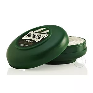PRORASO Shaving Soap Green/Refreshing Menthol & Eucalyptus 75ml pot jar bowl - Picture 1 of 2