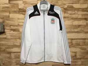 LIVERPOOL 2008 2009 FOOTBALL SOCCER TRACK JACKET ADIDAS Sz XL