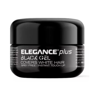 Elegance Plus Black Hair Gel 100ml - Cover White Hair Orهginal جل اليجانس اسود - Image 1 of 3
