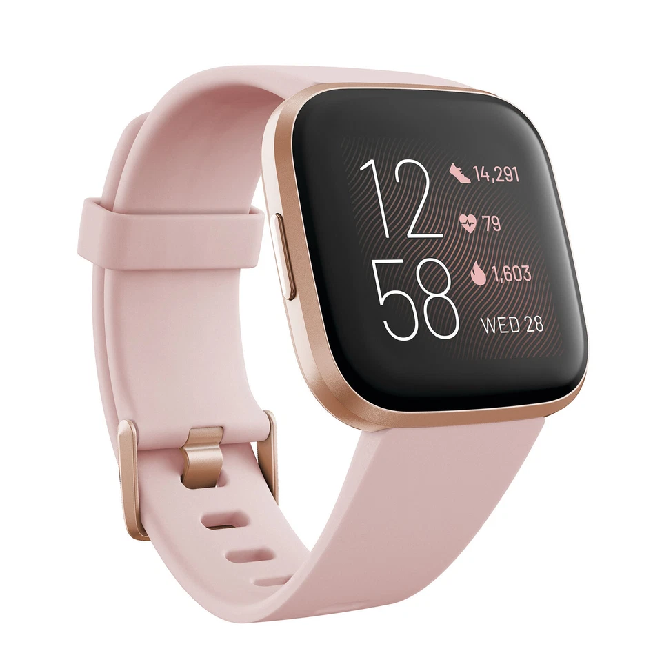 Fitbit Versa 2 Activity Tracker - Petal/Copper Rose